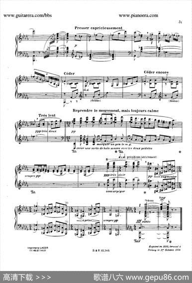 LesSoireesDeNazelles（纳泽尔之夜·11）|弗朗西斯·普朗克