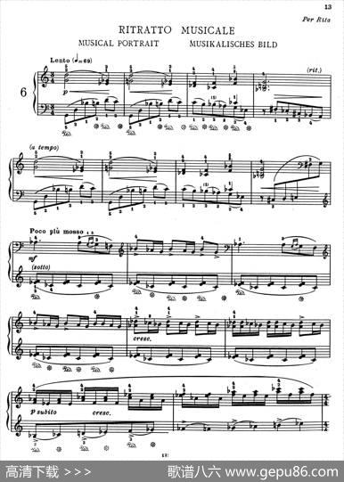 Children'sAlbumBook1Op.62（儿童钢琴曲集·6）|哈恰图良