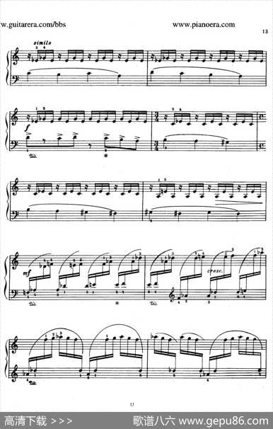 PianoSonatinainCMajorOp.93（C大调钢琴小奏鸣曲·第三乐章）|哈恰图良