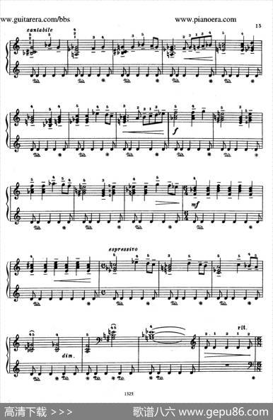 PianoSonatinainCMajorOp.93（C大调钢琴小奏鸣曲·第三乐章）|哈恰图良