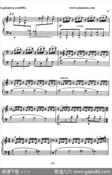 PianoSonatinainCMajorOp.93（C大调钢琴小奏鸣曲·第三乐章）|哈恰图良
