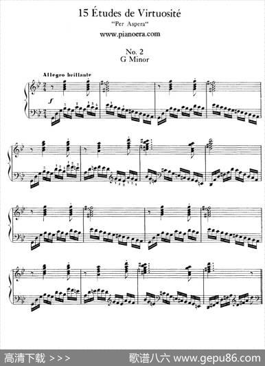 15EtudesdeVortuositeOp.72（15首辉煌练习曲·2）|莫里兹·莫什科夫斯基