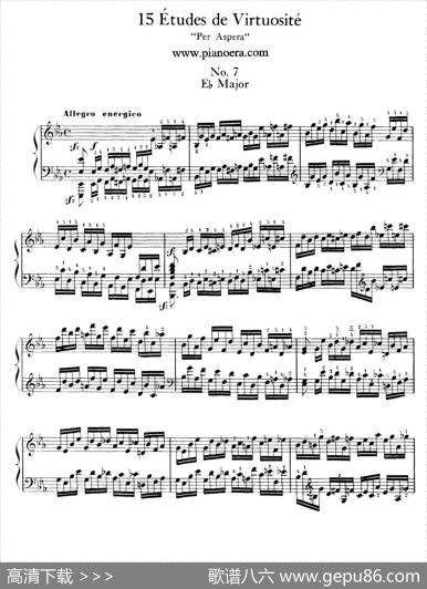 15EtudesdeVortuositeOp.72（15首辉煌练习曲·7）|莫里兹·莫什科夫斯基