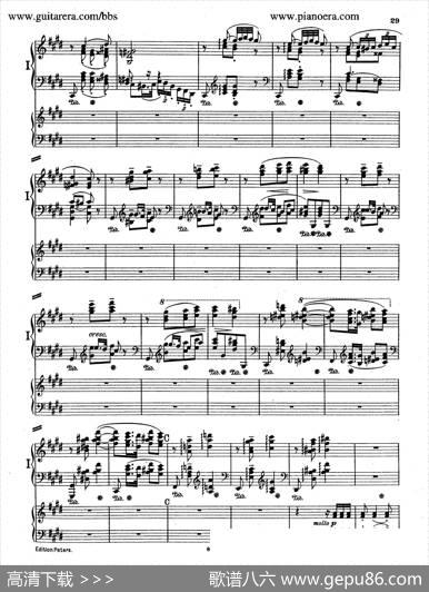 PianoConcertoinEMajorOp.59（E大调钢琴协奏曲·双钢琴·第二乐章）|莫里兹·莫什科夫斯基