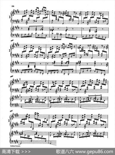 PianoConcertoinEMajorOp.59（E大调钢琴协奏曲·双钢琴·第二乐章）|莫里兹·莫什科夫斯基