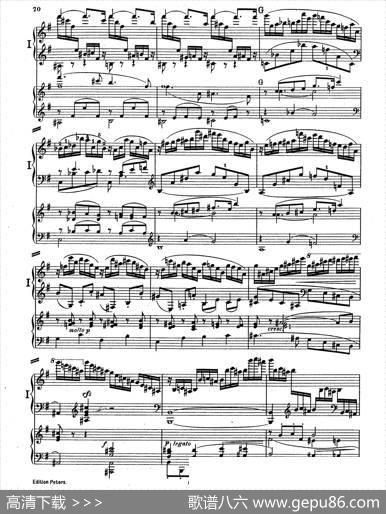 PianoConcertoinEMajorOp.59（E大调钢琴协奏曲·双钢琴·第四乐章）|莫里兹·莫什科夫斯基