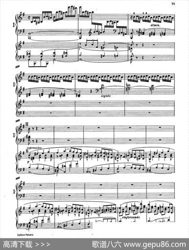 PianoConcertoinEMajorOp.59（E大调钢琴协奏曲·双钢琴·第四乐章）|莫里兹·莫什科夫斯基