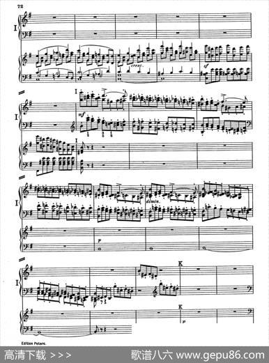 PianoConcertoinEMajorOp.59（E大调钢琴协奏曲·双钢琴·第四乐章）|莫里兹·莫什科夫斯基