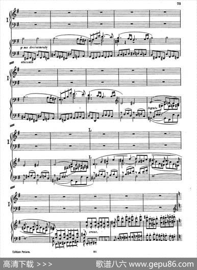 PianoConcertoinEMajorOp.59（E大调钢琴协奏曲·双钢琴·第四乐章）|莫里兹·莫什科夫斯基