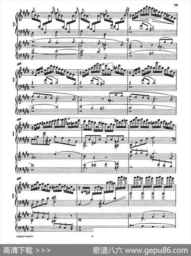 PianoConcertoinEMajorOp.59（E大调钢琴协奏曲·双钢琴·第四乐章）|莫里兹·莫什科夫斯基