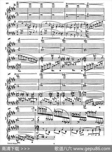 PianoConcertoinEMajorOp.59（E大调钢琴协奏曲·双钢琴·第四乐章）|莫里兹·莫什科夫斯基