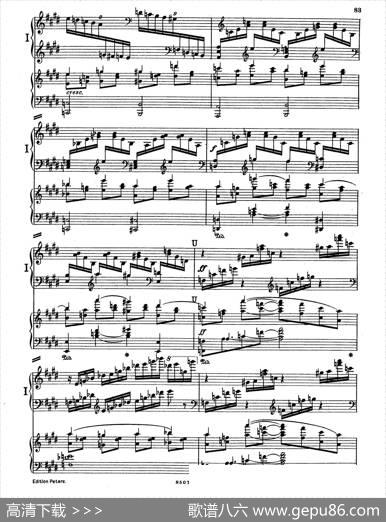 PianoConcertoinEMajorOp.59（E大调钢琴协奏曲·双钢琴·第四乐章）|莫里兹·莫什科夫斯基