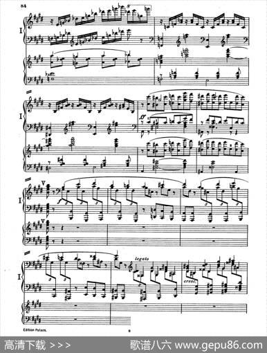 PianoConcertoinEMajorOp.59（E大调钢琴协奏曲·双钢琴·第四乐章）|莫里兹·莫什科夫斯基