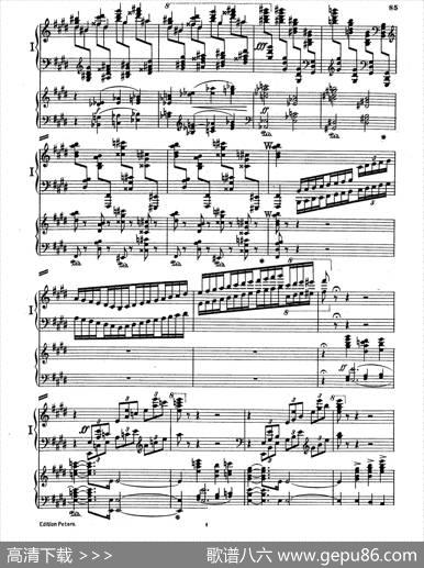 PianoConcertoinEMajorOp.59（E大调钢琴协奏曲·双钢琴·第四乐章）|莫里兹·莫什科夫斯基