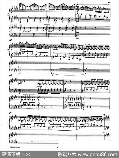 PianoConcertoinEMajorOp.59（E大调钢琴协奏曲·双钢琴·第四乐章）|莫里兹·莫什科夫斯基