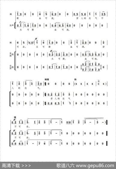 穷人的志气不可丢（歌舞剧《收租院》选曲） - 姜声涛|舒铁民