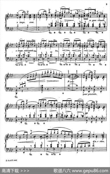 AlbumblattOp.2（纪念册的一页·莫什科夫斯基作曲版）|莫里兹·莫什科夫斯基