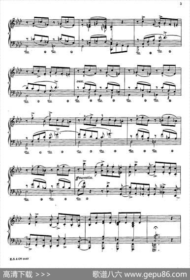 AlbumblattOp.2（纪念册的一页·莫什科夫斯基作曲版）|莫里兹·莫什科夫斯基