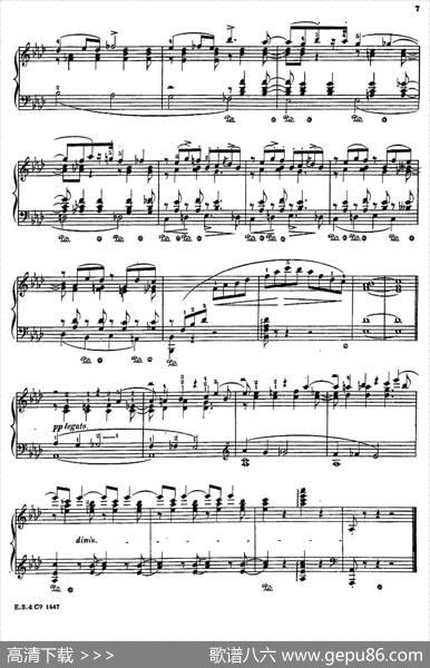 AlbumblattOp.2（纪念册的一页·莫什科夫斯基作曲版）|莫里兹·莫什科夫斯基