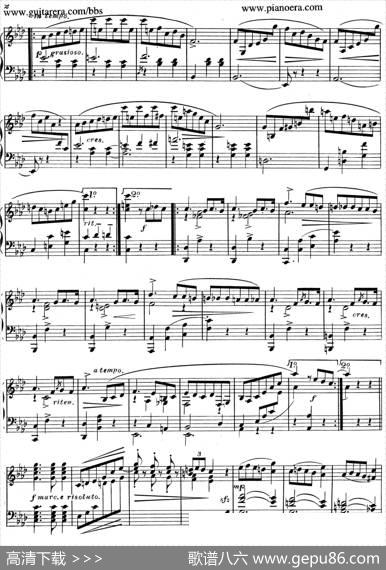 ValseBrillanteinAFlatMajor（降A大调华丽圆舞曲）|莫里兹·莫什科夫斯基