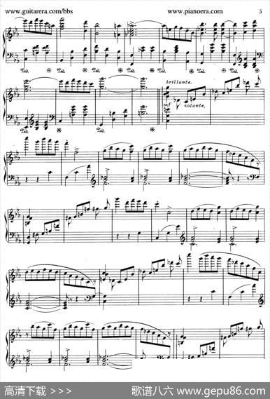 ValseBrillanteinAFlatMajor（降A大调华丽圆舞曲）|莫里兹·莫什科夫斯基