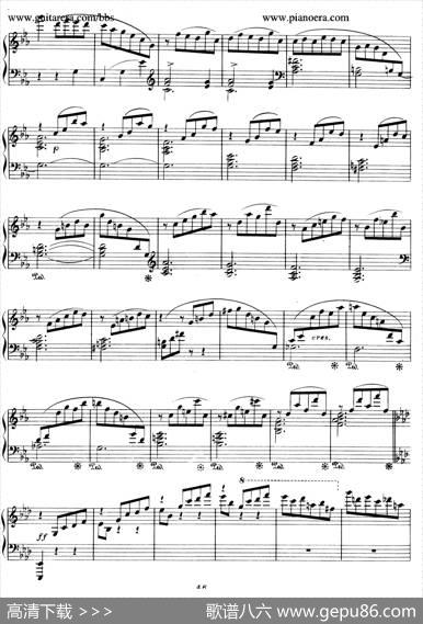 ValseBrillanteinAFlatMajor（降A大调华丽圆舞曲）|莫里兹·莫什科夫斯基