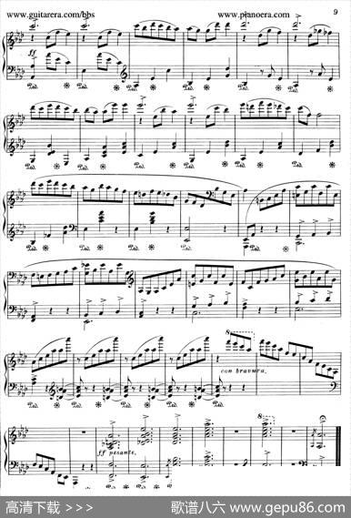 ValseBrillanteinAFlatMajor（降A大调华丽圆舞曲）|莫里兹·莫什科夫斯基
