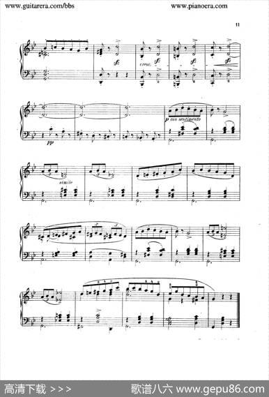 SpanishDancesOp.12（西班牙舞曲·钢琴独奏版）|莫里兹·莫什科夫斯基