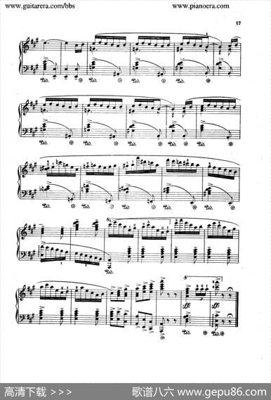 SpanishDancesOp.12（西班牙舞曲·钢琴独奏版）|莫里兹·莫什科夫斯基