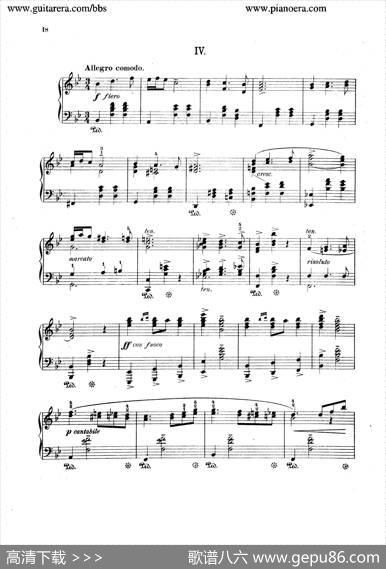 SpanishDancesOp.12（西班牙舞曲·钢琴独奏版）|莫里兹·莫什科夫斯基