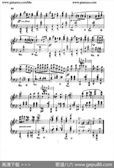 SpanishDancesOp.12（西班牙舞曲·钢琴独奏版）|莫里兹·莫什科夫斯基