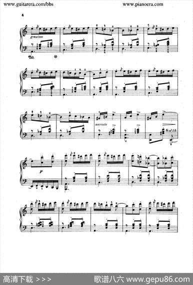 SpanishDancesOp.12（西班牙舞曲·钢琴独奏版）|莫里兹·莫什科夫斯基