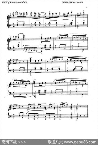SpanishDancesOp.12（西班牙舞曲·钢琴独奏版）|莫里兹·莫什科夫斯基