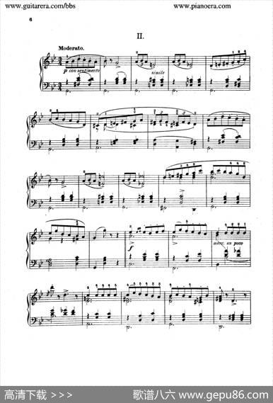 SpanishDancesOp.12（西班牙舞曲·钢琴独奏版）|莫里兹·莫什科夫斯基