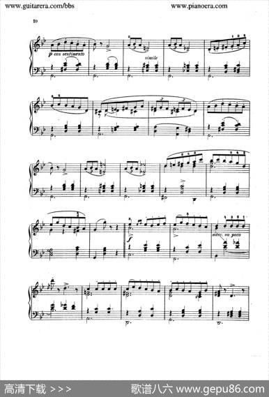 SpanishDancesOp.12（西班牙舞曲·钢琴独奏版）|莫里兹·莫什科夫斯基