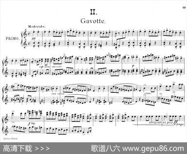 DeuxMorceauxPourQuatreMainsOp.43（2首四手联弹小品·2）|莫里兹·莫什科夫斯基