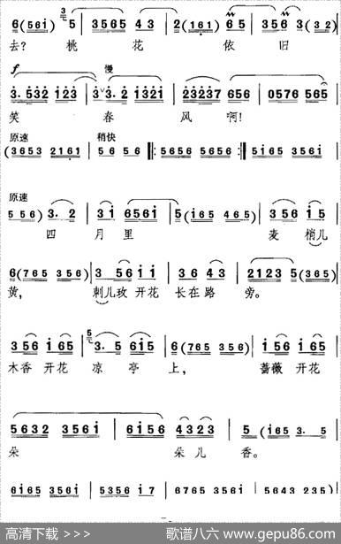 行行走，走行行（《卖水》梅英唱腔）