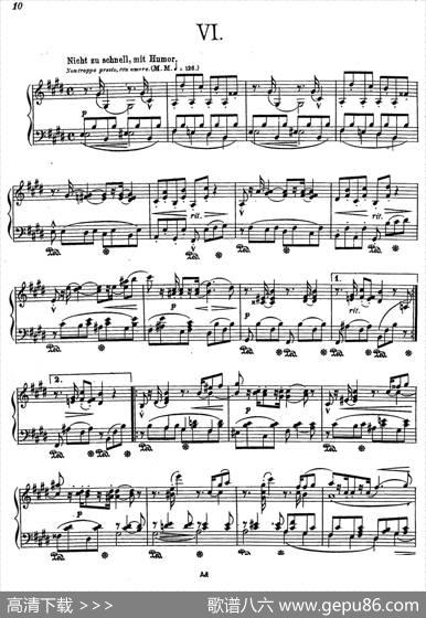 AlbumLeafOp.7（纪念册的一页·6）|狄奥多·柯希纳