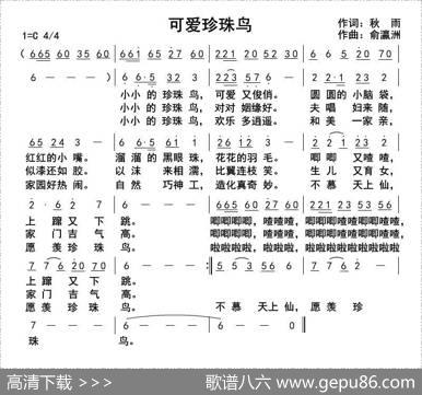 可爱珍珠鸟 - 钱岳旻|俞瀛洲