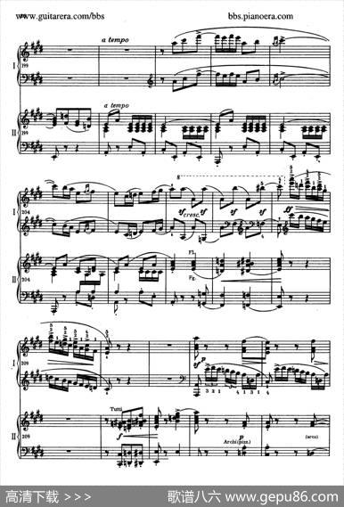 e小调第一钢琴协奏曲Op.11（双钢琴版·第三乐章）|弗雷德里克·肖邦（FredericChopin）