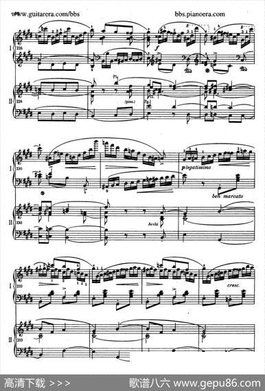 e小调第一钢琴协奏曲Op.11（双钢琴版·第三乐章）|弗雷德里克·肖邦（FredericChopin）