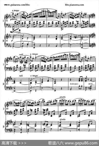 e小调第一钢琴协奏曲Op.11（双钢琴版·第三乐章）|弗雷德里克·肖邦（FredericChopin）