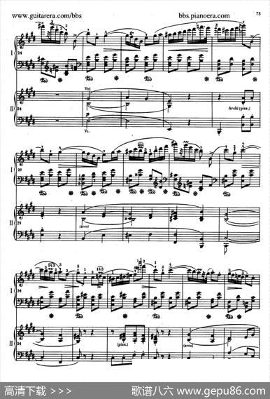 e小调第一钢琴协奏曲Op.11（双钢琴版·第三乐章）|弗雷德里克·肖邦（FredericChopin）