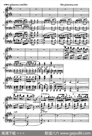 e小调第一钢琴协奏曲Op.11（双钢琴版·第三乐章）|弗雷德里克·肖邦（FredericChopin）