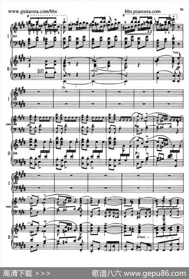 e小调第一钢琴协奏曲Op.11（双钢琴版·第三乐章）|弗雷德里克·肖邦（FredericChopin）