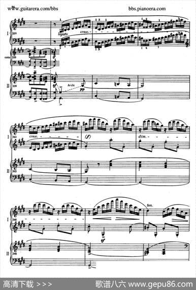 e小调第一钢琴协奏曲Op.11（双钢琴版·第三乐章）|弗雷德里克·肖邦（FredericChopin）