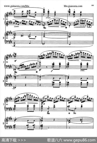 e小调第一钢琴协奏曲Op.11（双钢琴版·第三乐章）|弗雷德里克·肖邦（FredericChopin）