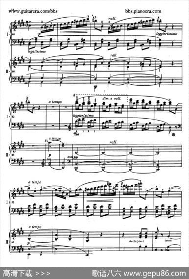 e小调第一钢琴协奏曲Op.11（双钢琴版·第三乐章）|弗雷德里克·肖邦（FredericChopin）