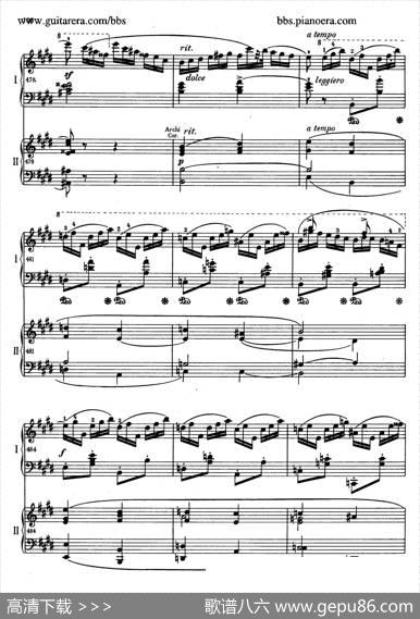 e小调第一钢琴协奏曲Op.11（双钢琴版·第三乐章）|弗雷德里克·肖邦（FredericChopin）