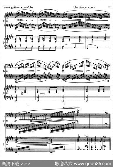 e小调第一钢琴协奏曲Op.11（双钢琴版·第三乐章）|弗雷德里克·肖邦（FredericChopin）